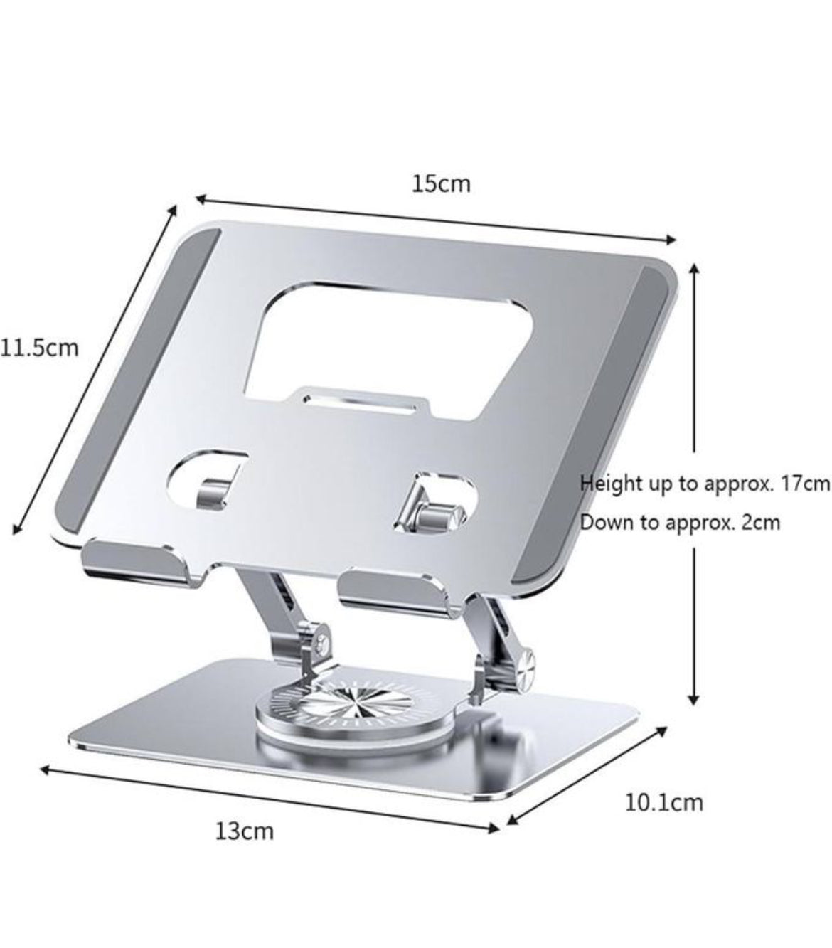 SUPPORT TABLETTE ROTATIF